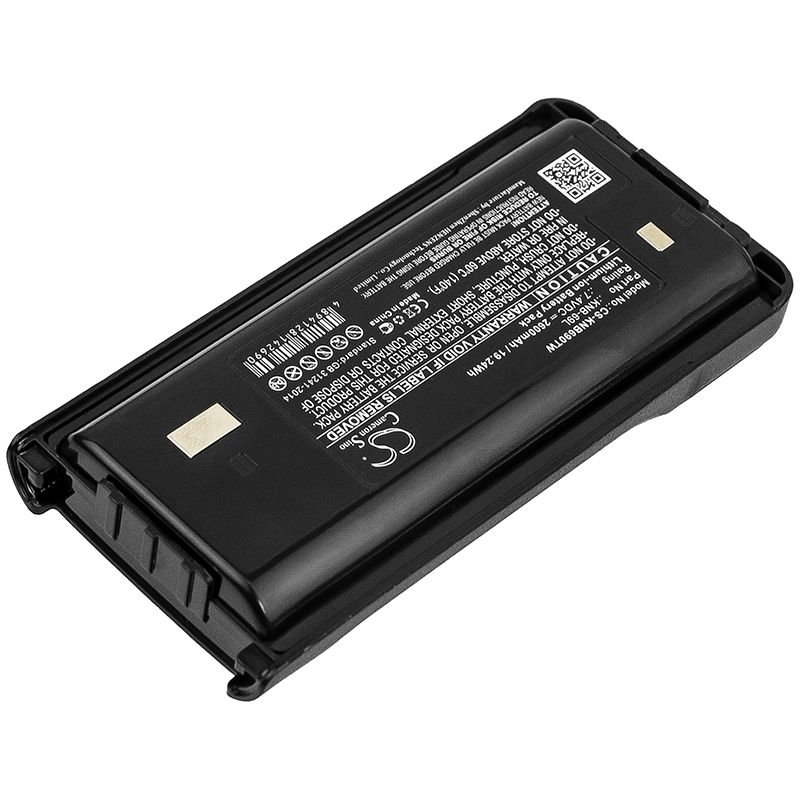 Li-ion Battery fits Kenwood, Nx-240, Nx-240v16p, Nx-240v16p2 7.4V, 2600mAh Two-Way Radio Cameron Sino Technology Limited