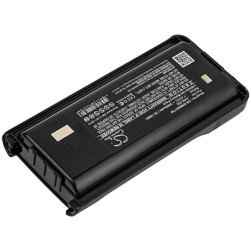 Li-ion Battery fits Kenwood, Nx-240, Nx-240v16p, Nx-240v16p2 7.4V, 3400mAh Two-Way Radio Cameron Sino Technology Limited