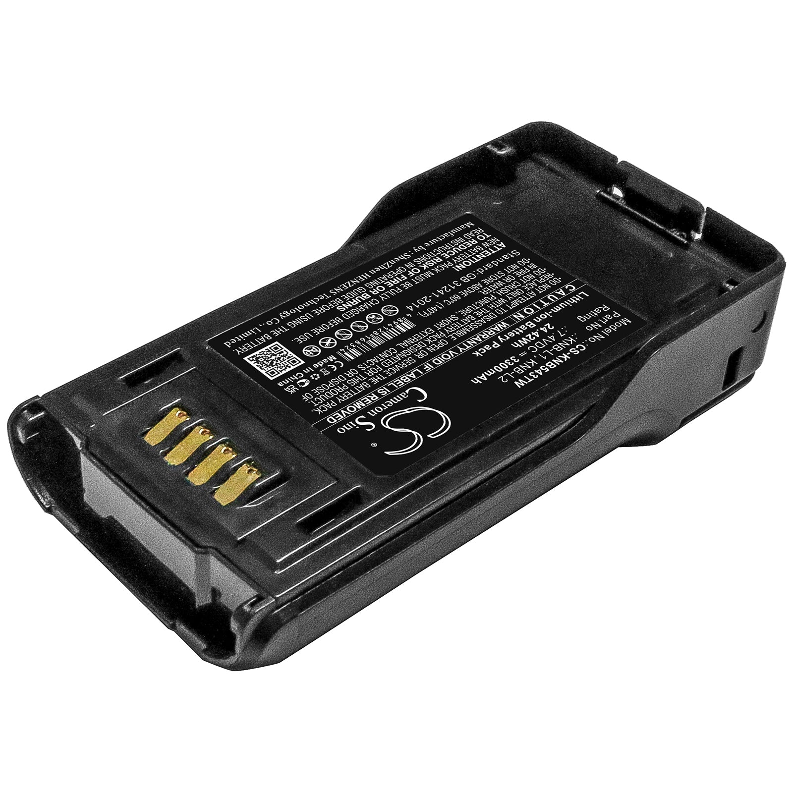 Li-ion Battery fits Kenwood, Nx-5000, Nx-5200, Nx-5300 7.4V, 3300mAh Two-Way Radio Cameron Sino Technology Limited