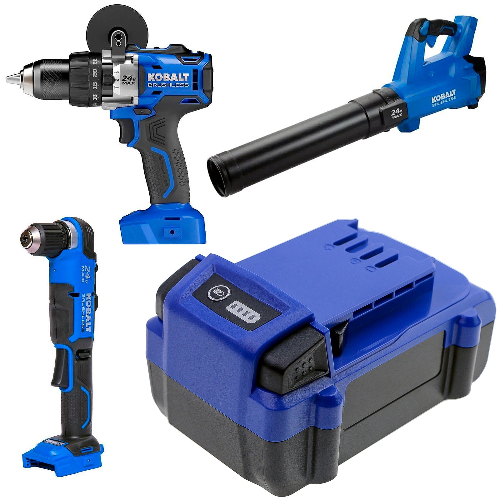 Li-ion Battery fits Kobalt, Kb124-03, Kb224-03, Kb424-03, Kb524-03, Kb624-03 24.0V, 3000mAh Power Tools Cameron Sino Technology Limited