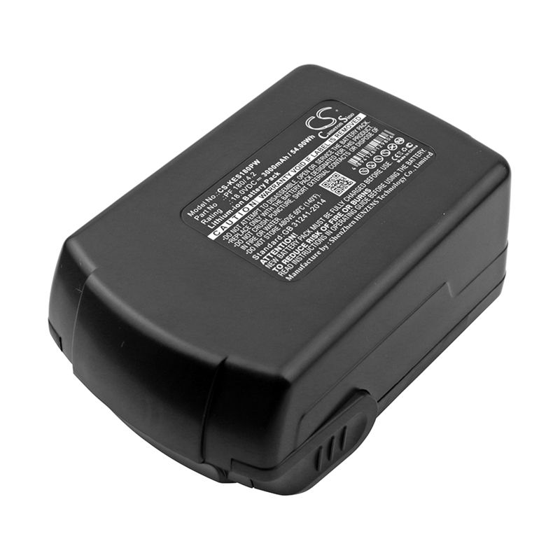 Li-ion Battery fits Kress, 180 Afb, 18.0V, 3000mAh Power Tools Cameron Sino Technology Limited