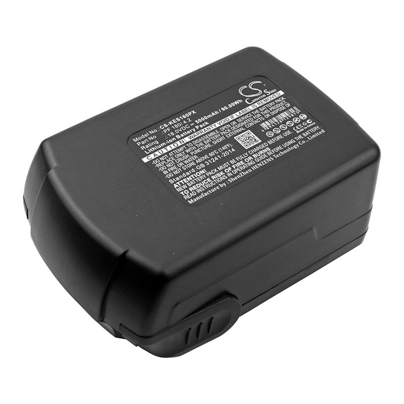 Li-ion Battery fits Kress, 180 Afb, 18.0V, 5000mAh Power Tools Cameron Sino Technology Limited