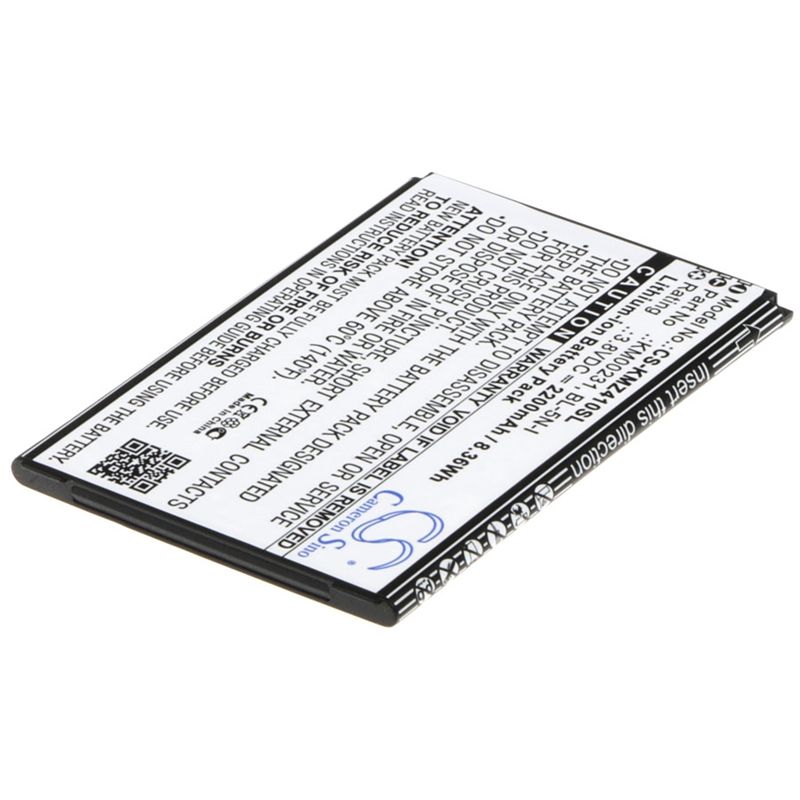 Li-ion Battery fits Kruger&matz, km0410, km0413, live 2 3.8V, 2200mAh Mobile & SmartPhone Cameron Sino Technology Limited