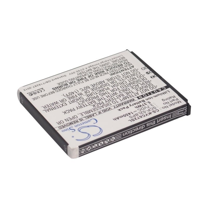 Li-ion Battery Fits Kyocera, C6522, C6522n, C6721 3.7v, 1450mah Mobile & SmartPhone Cameron Sino Technology Limited