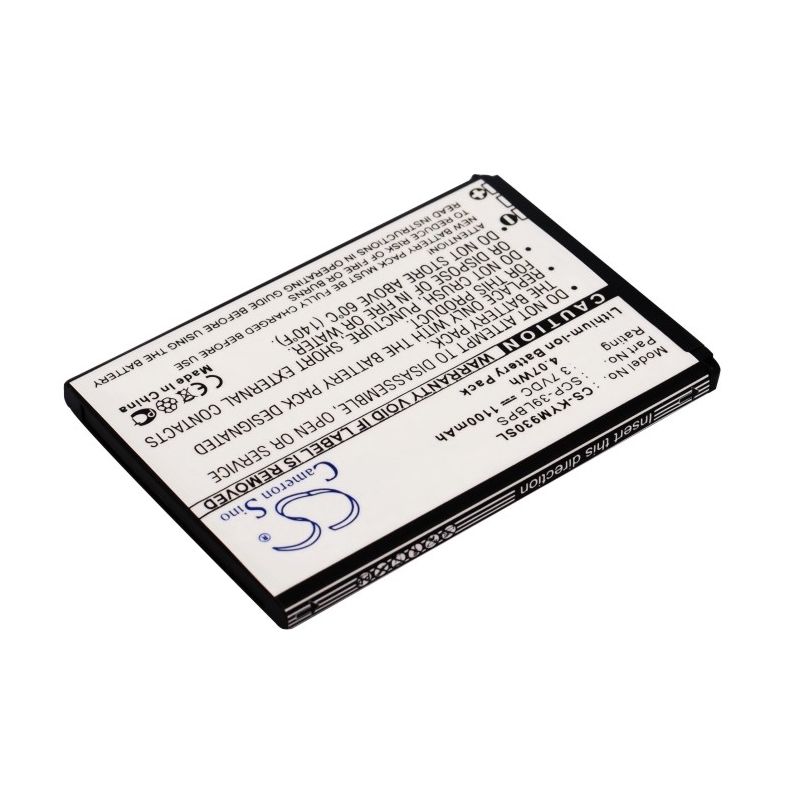 Li-ion Battery fits Kyocera, echo, m9300, scp-9300 3.7V, 1100mAh Mobile & SmartPhone Cameron Sino Technology Limited