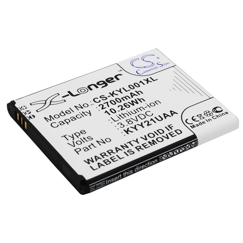 Li-ion Battery fits Kyocera, urbano l01 3.8V, 2700mAh Communications Cameron Sino Technology Limited (Suspended)