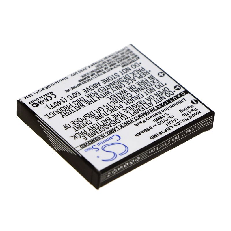 Li-ion Battery fits Labnet, Multichannel Pipettes, Single 3.7V, 850mAh Medical Cameron Sino Technology Limited