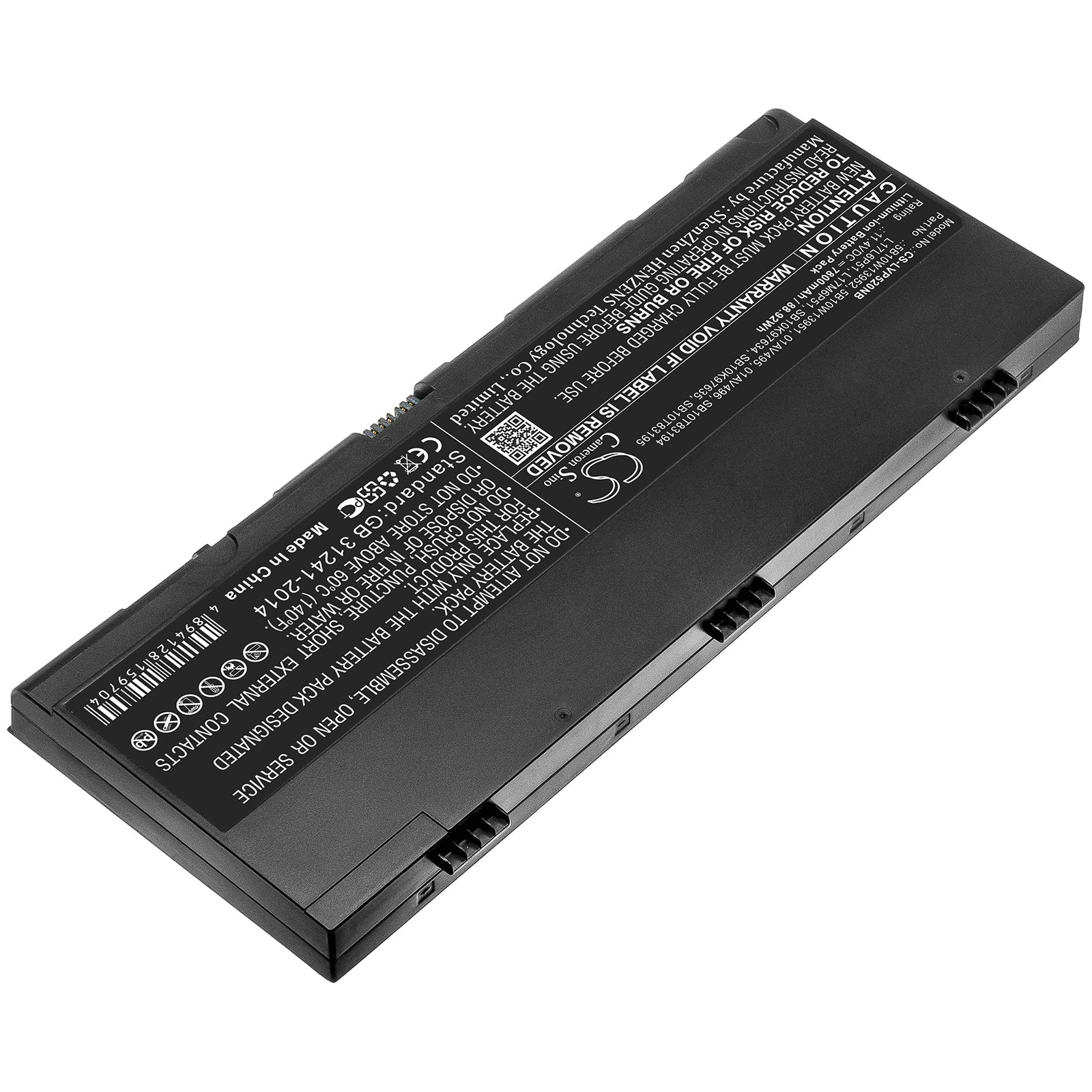 Li-ion Battery fits Lenovo, 01av495, 01av496, 5b10w13951, 5b10w13952, L17l6p51, L17m6p51, Sb10k97634, Sb10k97635, Sb10t83194, Sb Notebook & Laptop Cameron Sino Technology Limited