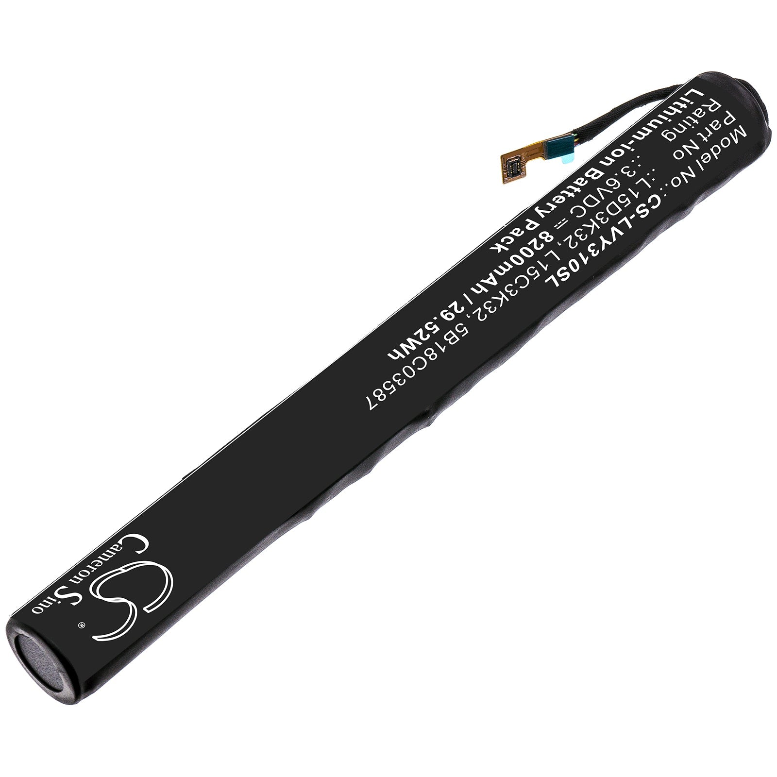 Li-ion Battery fits Lenovo, 5b18c03587, L15c3k32, L15d3k32 3.6V, 8200mAh Tablet Cameron Sino Technology Limited