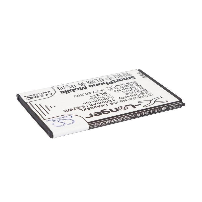 Li-ion Battery fits Lenovo, a208t, a218t, a269 3.7V, 1600mAh Mobile & SmartPhone Cameron Sino Technology Limited