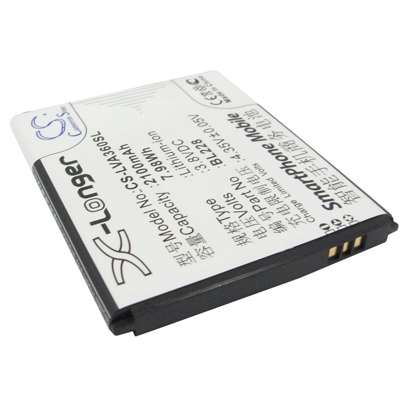 Li-ion Battery fits Lenovo, a360t 3.8V, 2100mAh Mobile & SmartPhone Cameron Sino Technology Limited