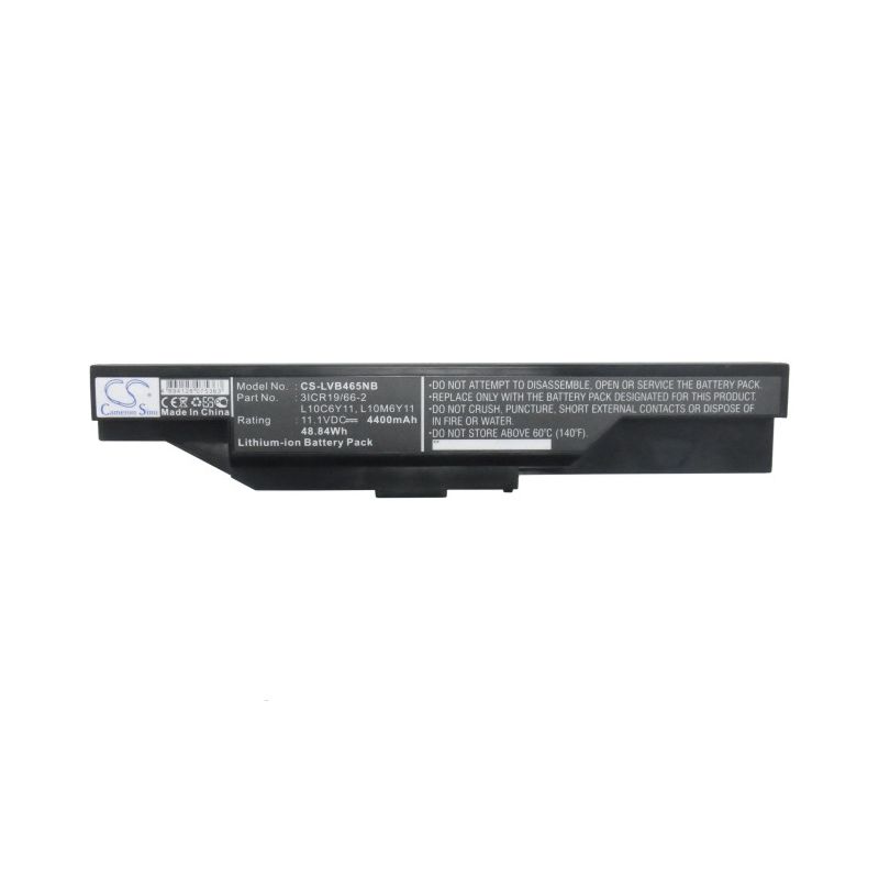 Li-ion Battery fits Lenovo, b465, b465a, b465c 11.1V, 4400mAh Notebook & Laptop Cameron Sino Technology Limited