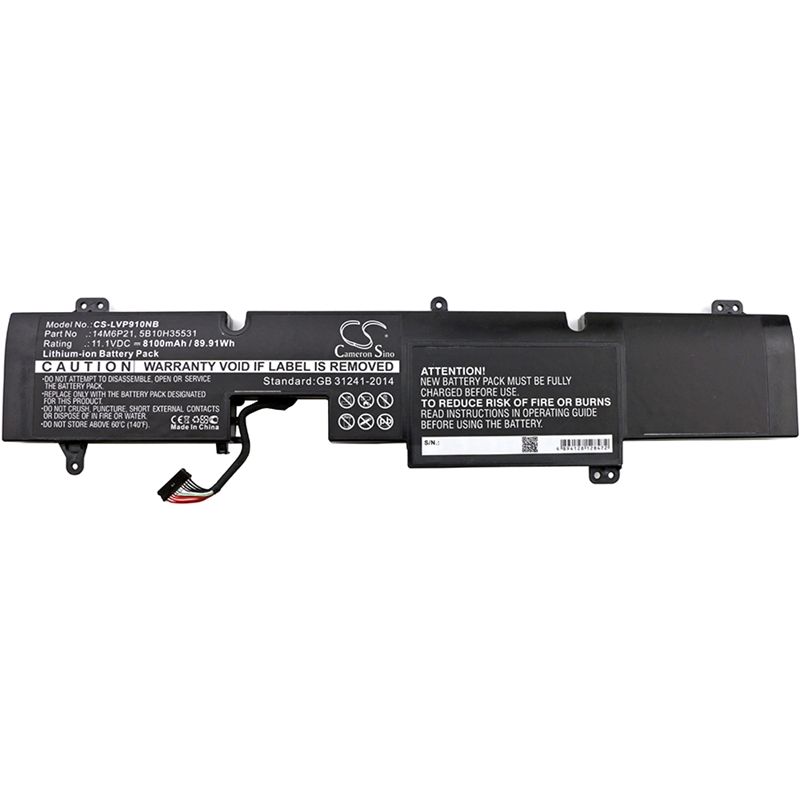 Li-ion Battery fits Lenovo, ideapad Y900, ideapad Y900 17isk, ideapad Y900-17isk- 80q1006gra 11.1V, 8100mAh Notebook & Laptop Cameron Sino Technology Limited