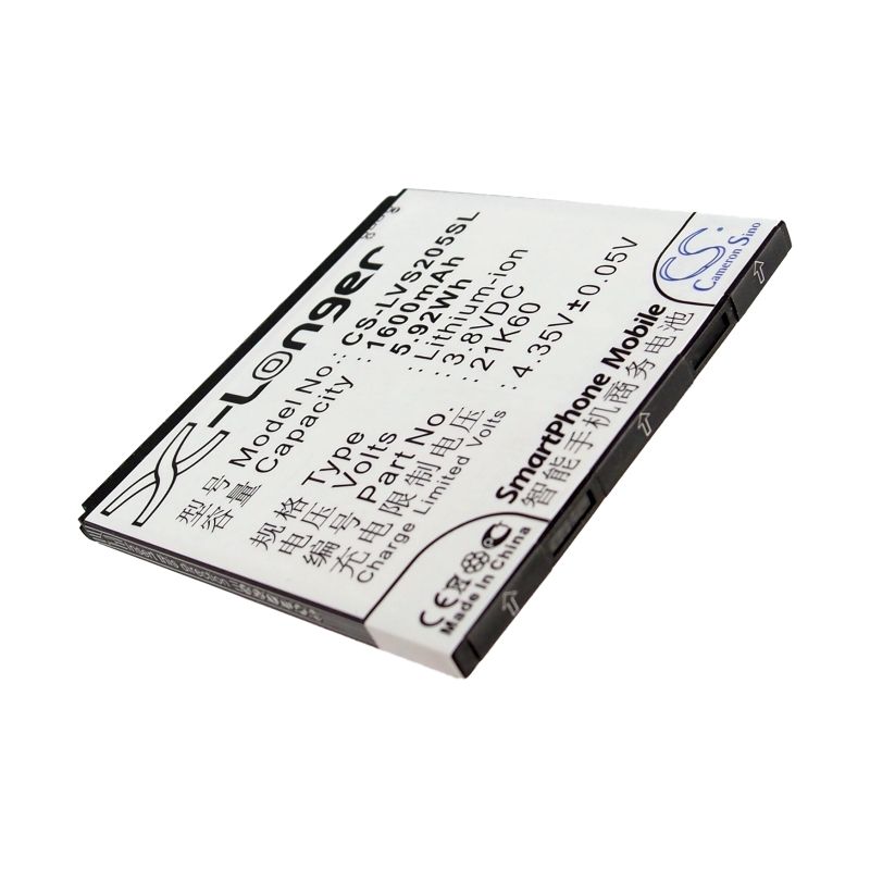 Li-ion Battery fits Lenovo, s2005, s2005a 3.7V, 1600mAh Mobile & SmartPhone Cameron Sino Technology Limited