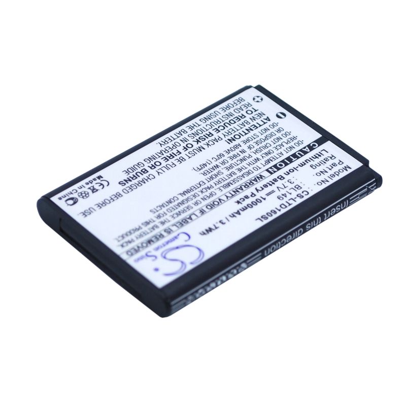 Li-ion Battery fits Lenovo, td16 3.7V, 1000mAh Communications Cameron Sino Technology Limited