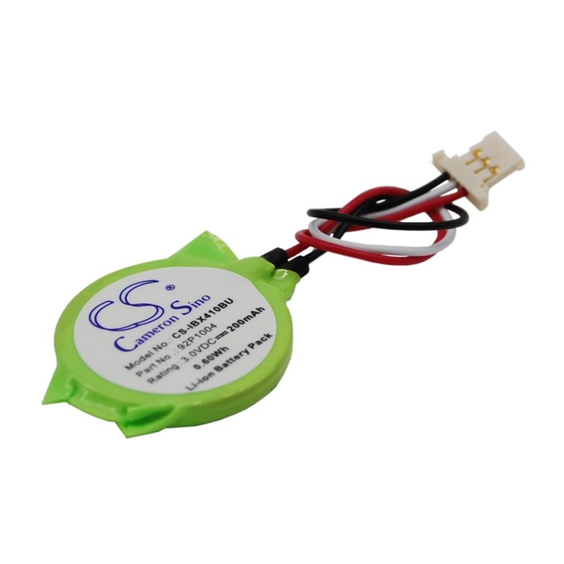Li-ion Battery fits Lenovo, Thinkpad X200, Thinkpad X200 7454, Thinkpad X200 7458 3.0V, 200mAh CMOS / BackUp Cameron Sino Technology Limited