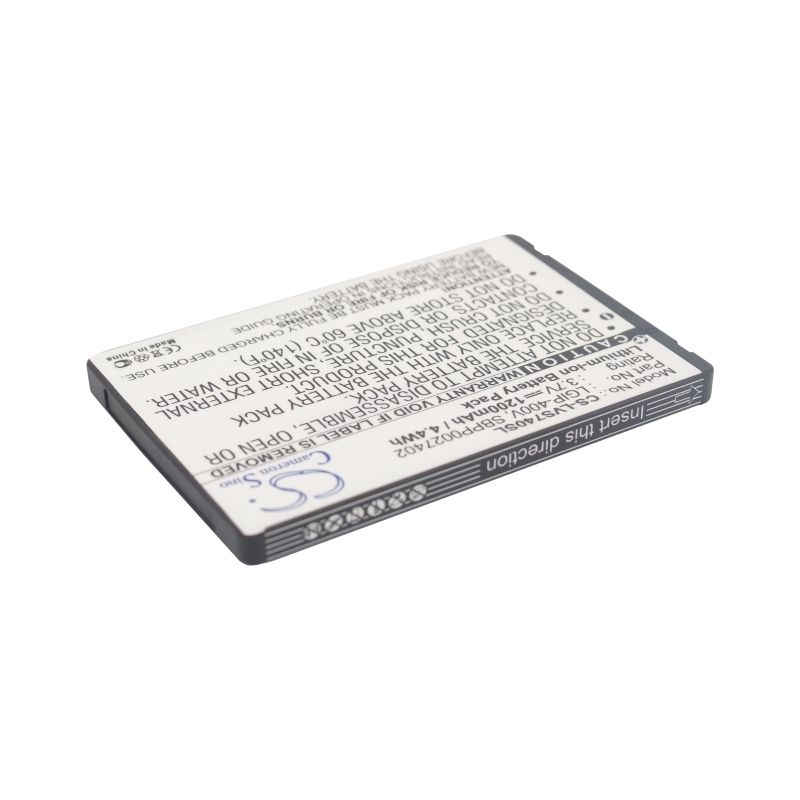 Li-ion Battery fits Lg, ally vs740, ally vs750, fathom vs750 3.7V, 1200mAh Communications Cameron Sino Technology Limited (Suspended)