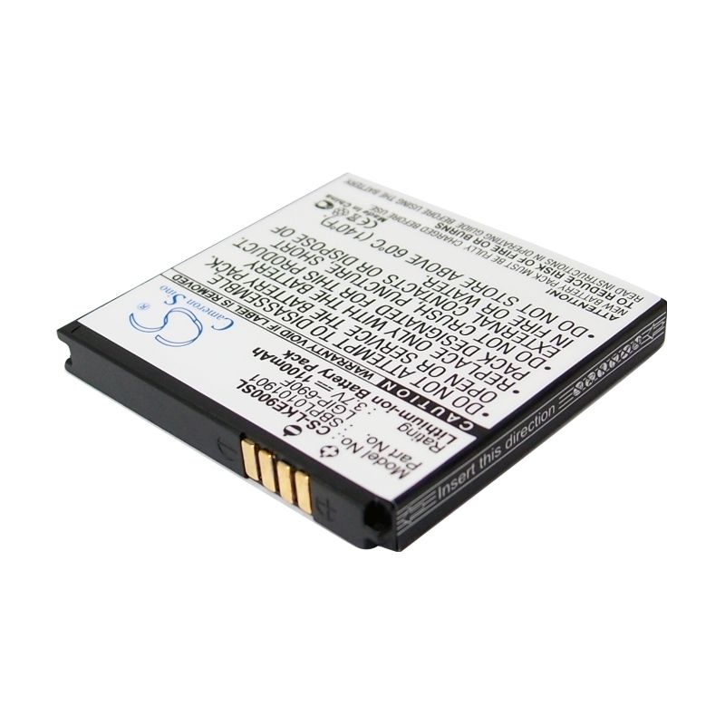 Li-ion Battery fits Lg, c900, c900k, e900 3.7V, 1100mAh Communications Cameron Sino Technology Limited