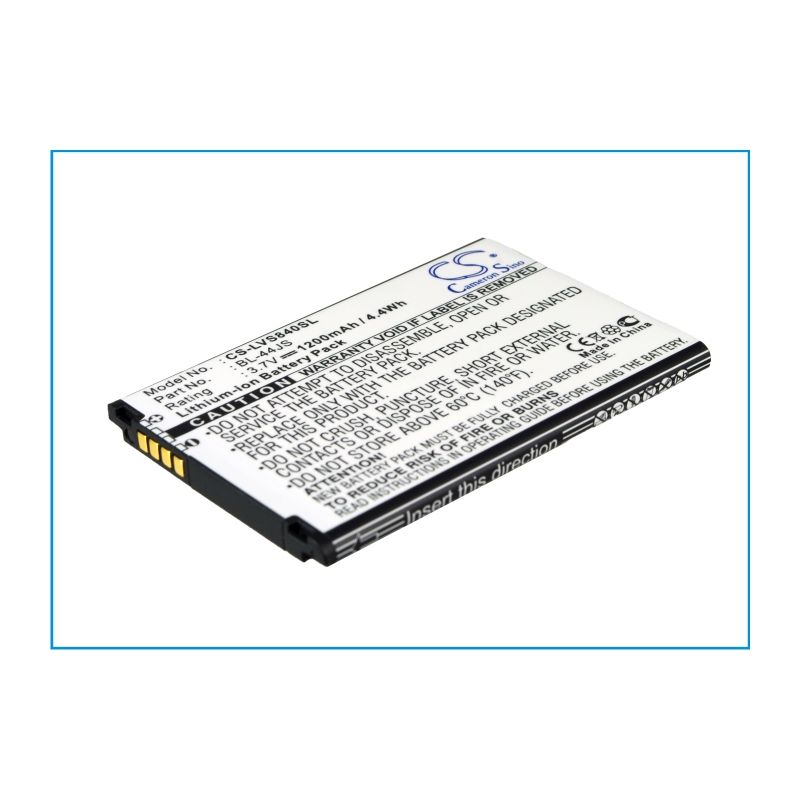 Li-ion Battery fits Lg, cayman, ls840, ls840 viper 3.7V, 1200mAh Mobile & SmartPhone Cameron Sino Technology Limited