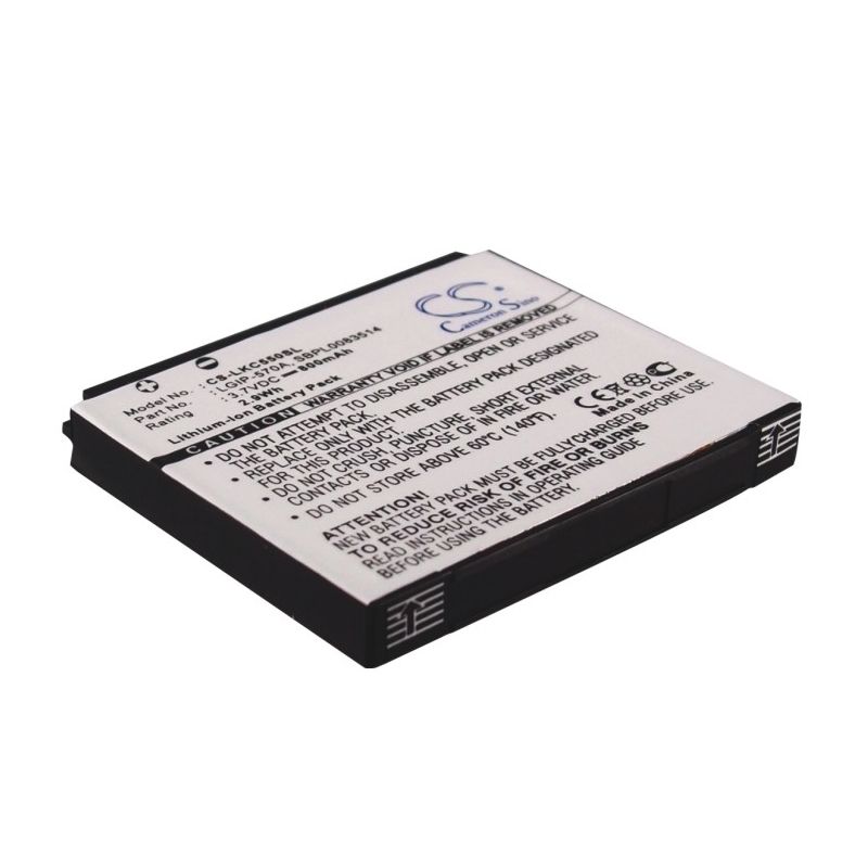Li-ion Battery fits Lg, cf750, cookie plus, gd550 3.7V, 800mAh Mobile & SmartPhone Cameron Sino Technology Limited
