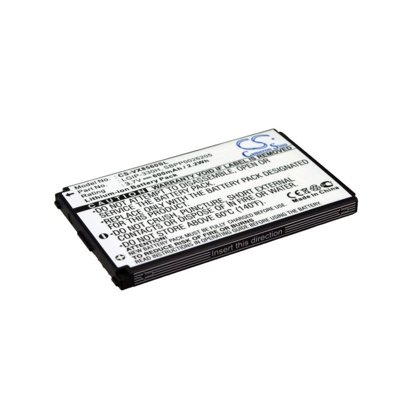 Li-ion Battery fits Lg, chocolate 3, vx8560 3.7V, 600mAh Mobile & SmartPhone Cameron Sino Technology Limited