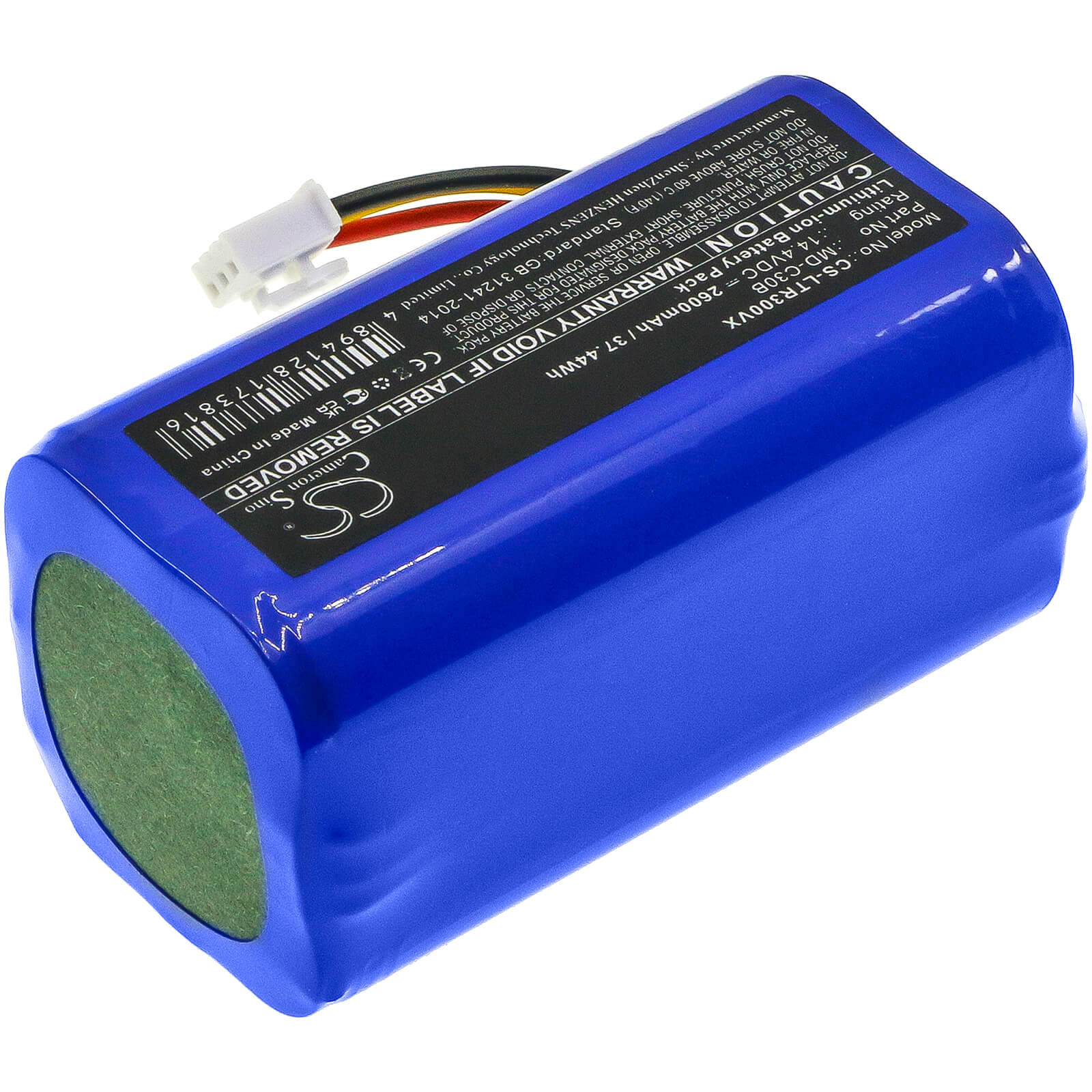 Li-ion Battery fits Liectroux, C30b, C30b 2d 14.4V, 2600mAh / 37.44Wh Vacuum Cameron Sino Technology Limited