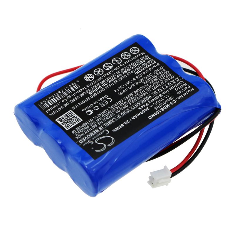 Li-ion Battery fits Medsonic, Mscpr-1a 11.1V, 2600mAh Medical Cameron Sino Technology Limited