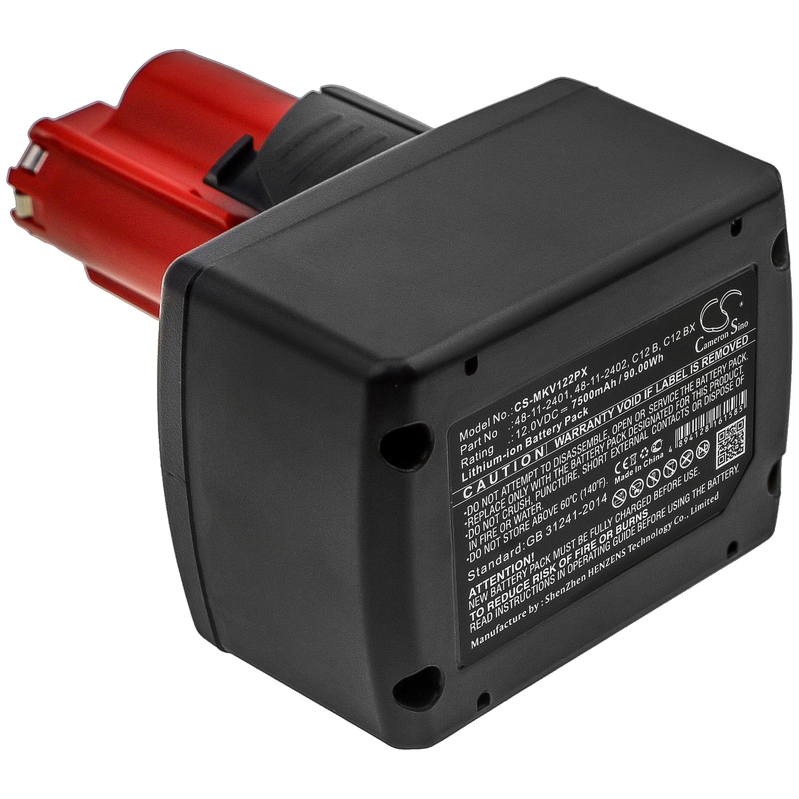 Li-ion Battery fits Milwaukee, 48112401, 48-11-2401, 48-11-2402 Power Tools Cameron Sino Technology Limited