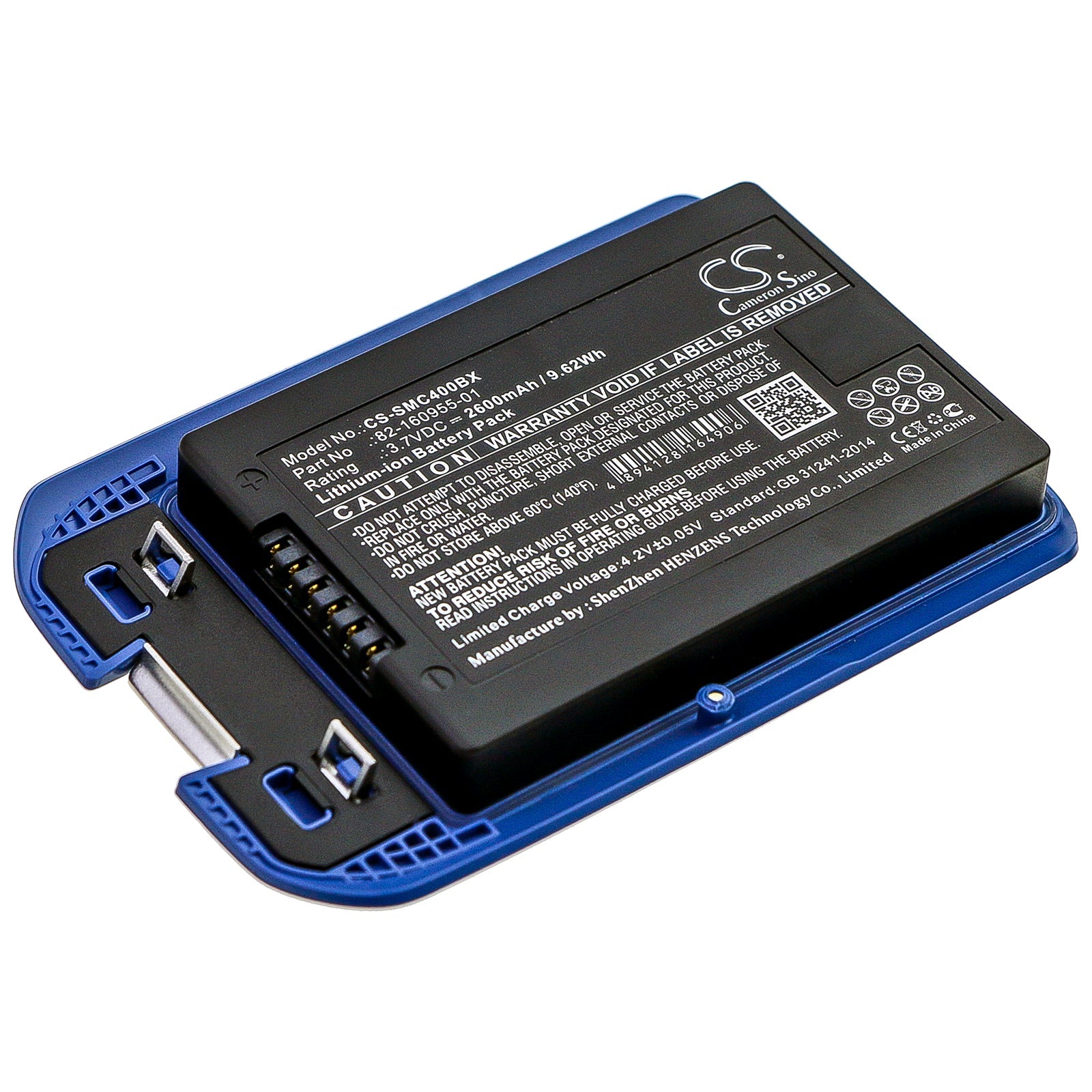 Li-ion Battery fits Motorola, Mc40, Mc40c, Mc40n0 3.7V, 2600mAh Barcode Scanner Cameron Sino Technology Limited
