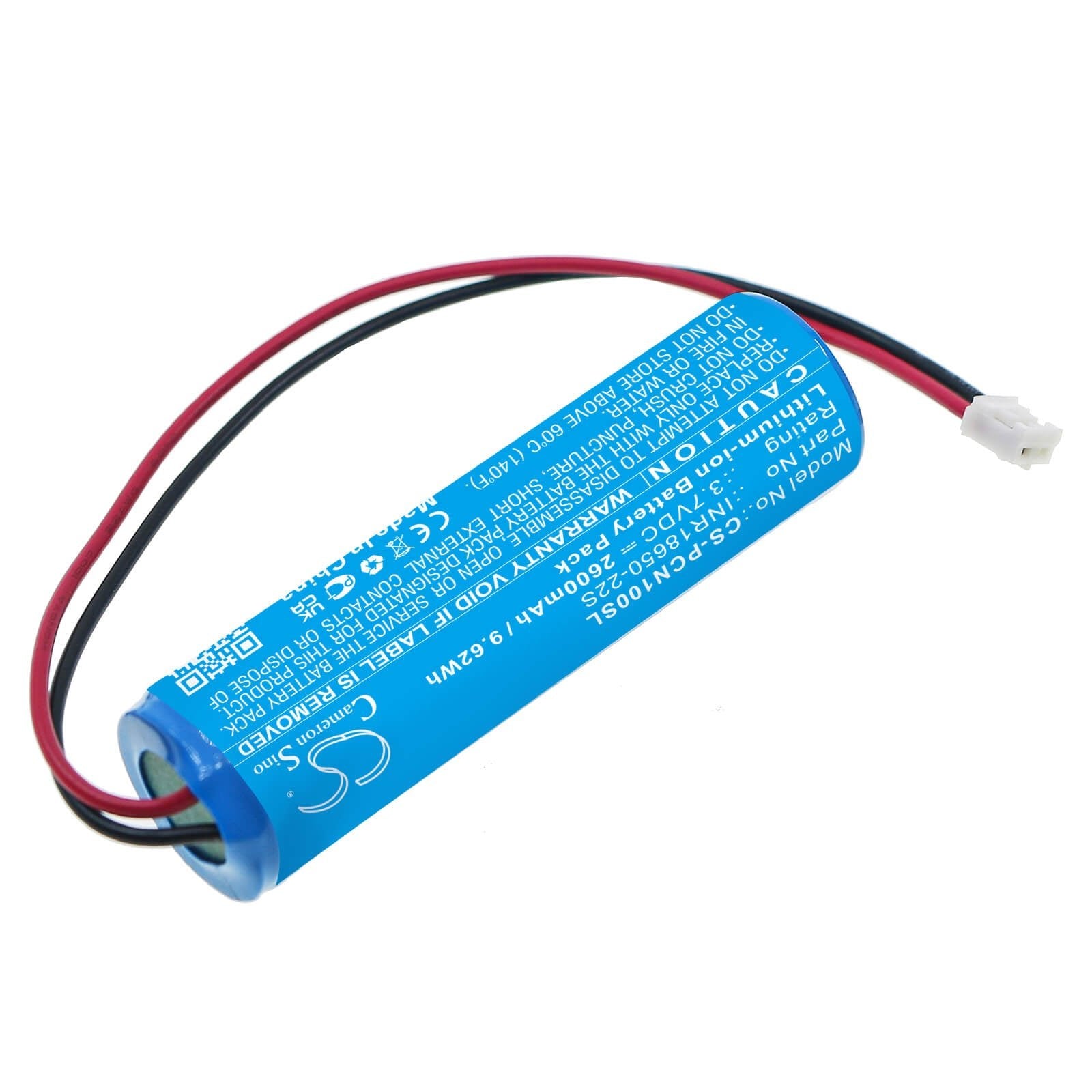 Li-ion Battery fits Phiten, Cn100001 3.7V, 2600mAh / 9.62Wh Personal Care Cameron Sino Technology Limited