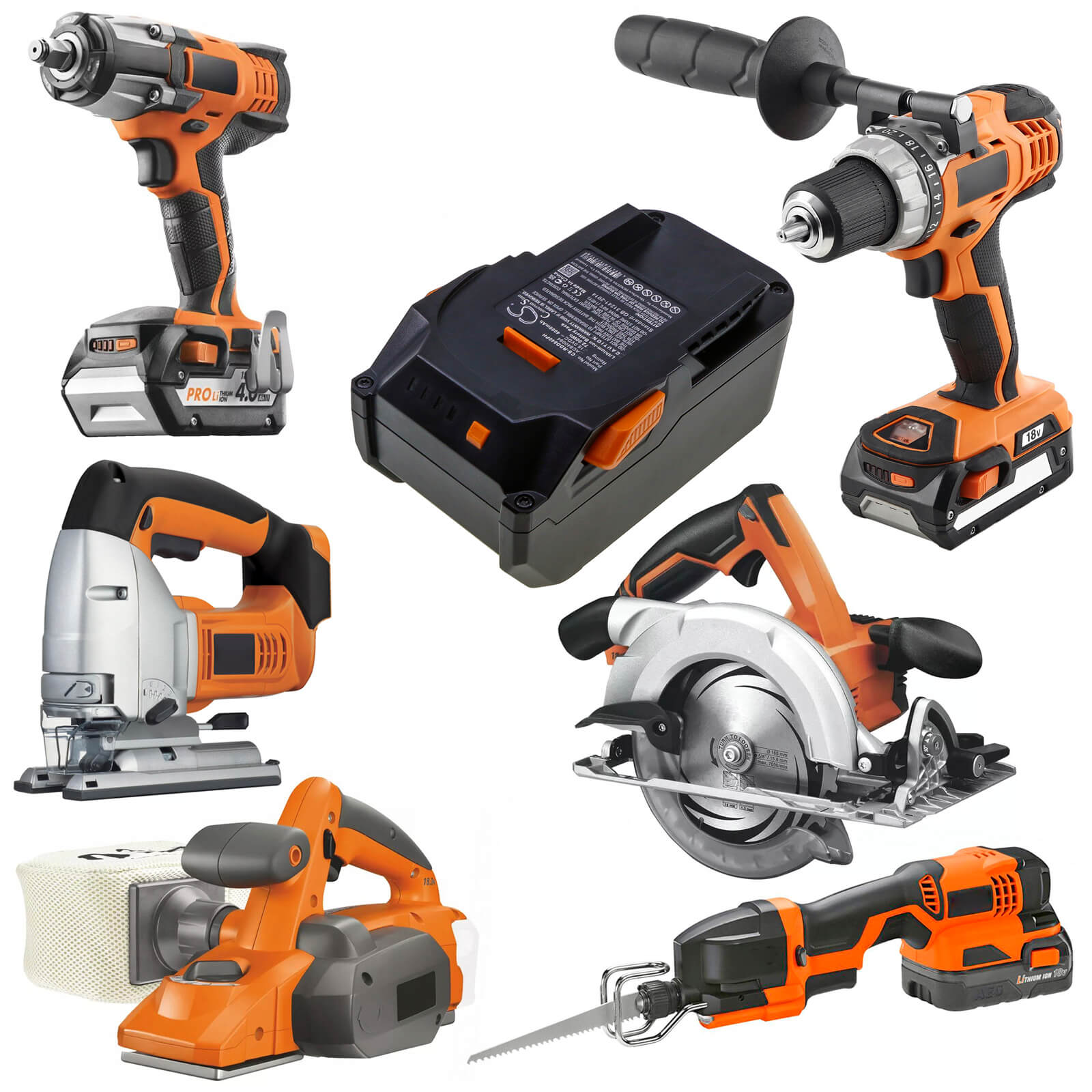 Li-ion Battery fits Ridgid, 130383001, 130383025 18.0V, 4000mAh / 72.00Wh Power Tools Cameron Sino Technology Limited