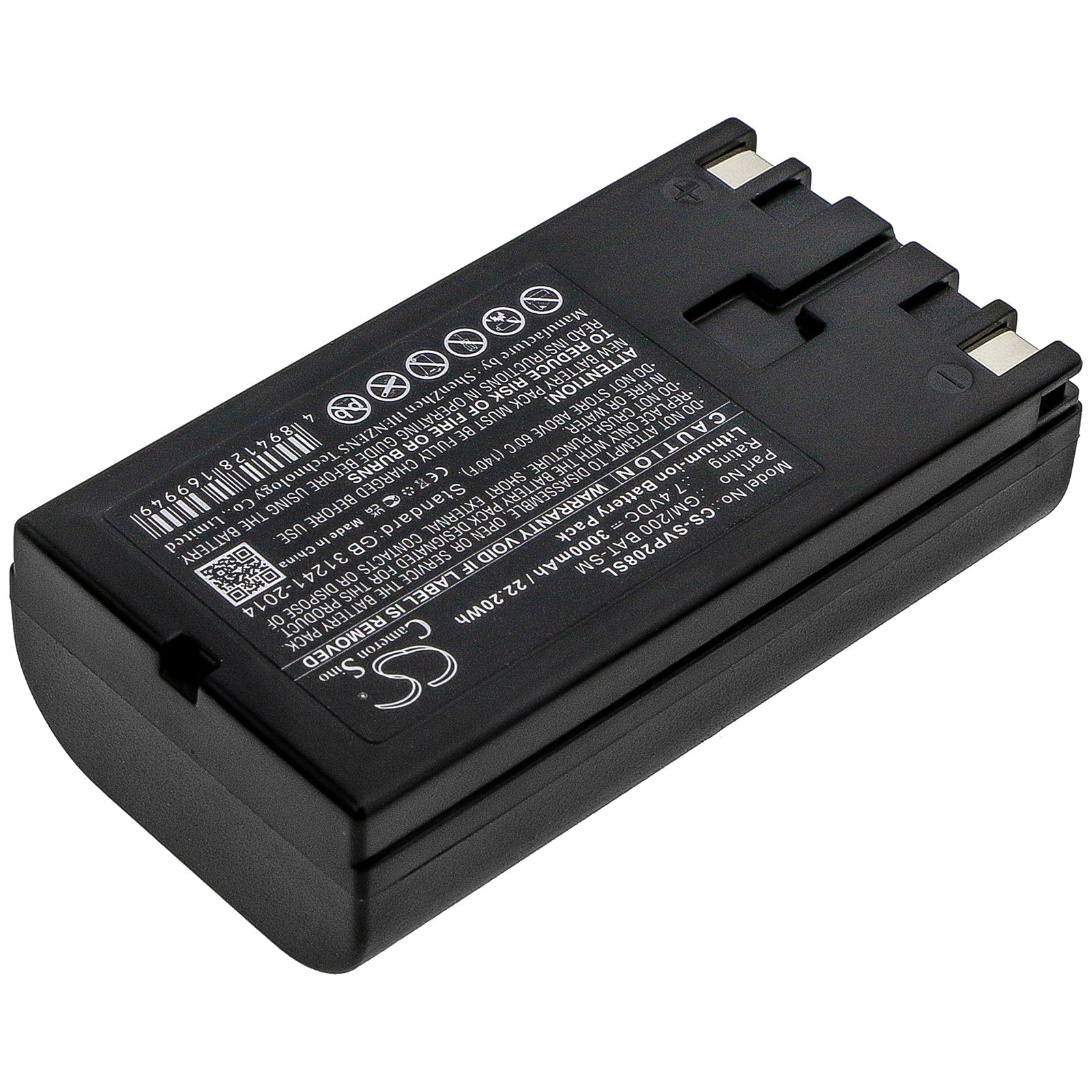 Li-ion Battery fits Sato, Vp208 7.4V, 3000mAh Portable Printer Cameron Sino Technology Limited