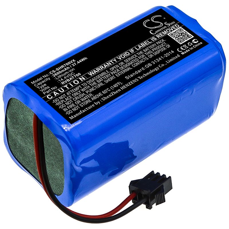 Li-ion Battery fits Shark, Ion Robot 700, Ion Robot 700 Rv700 14.4V, 2600mAh Vacuum Cameron Sino Technology Limited