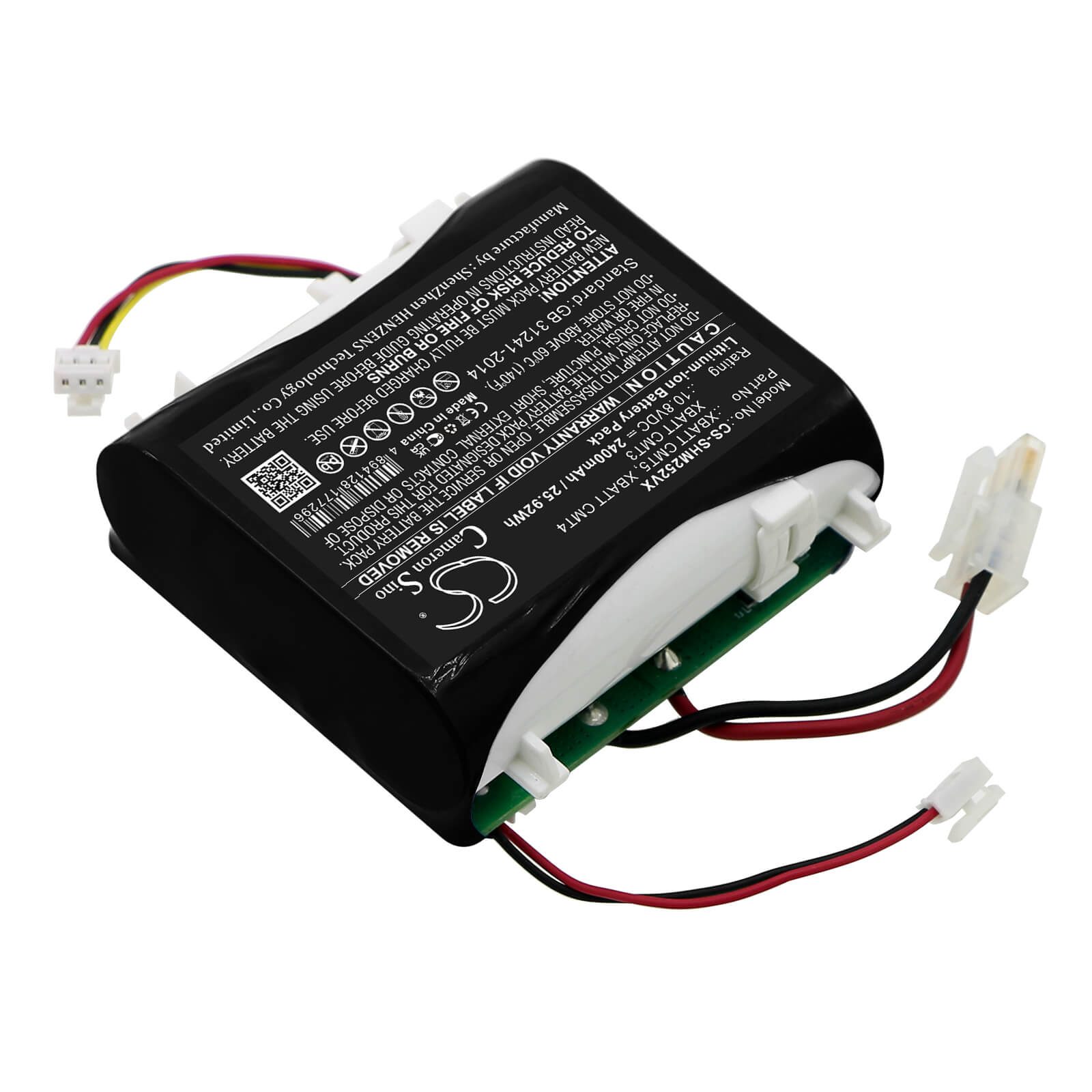 Li-ion Battery fits Shark, Qm250, Vm251 10.8V, 2400mAh / 25.92Wh Vacuum Cameron Sino Technology Limited (Suspended)