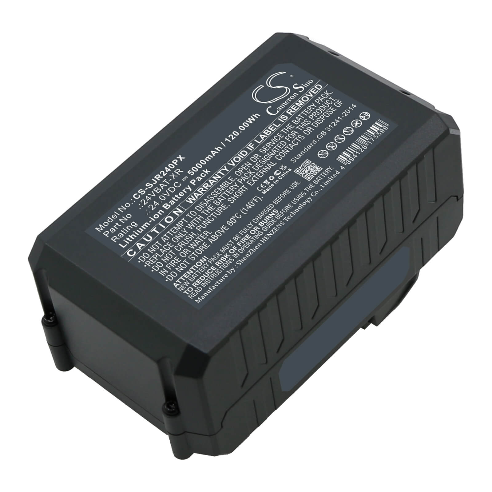 Li-ion Battery fits Snow Joe, 24v-ajc-lte, 24v-jb-lte 24.0V, 5000mAh / 120.00Wh Gardening Tools Cameron Sino Technology Limited