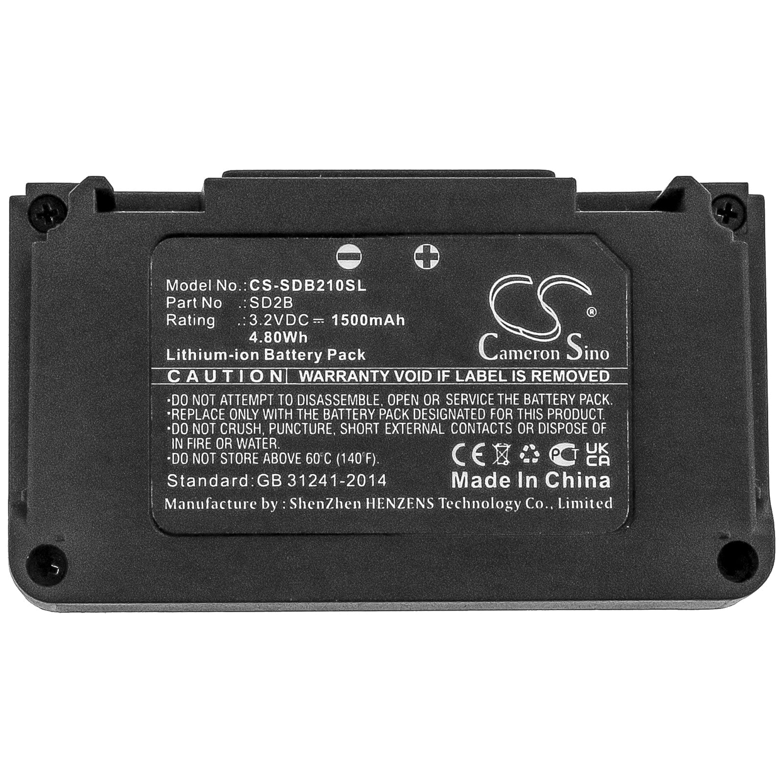 Li-ion Battery fits Sony, D21, D22, D25 3.2V, 1500mAh Microphone Cameron Sino Technology Limited (Suspended)