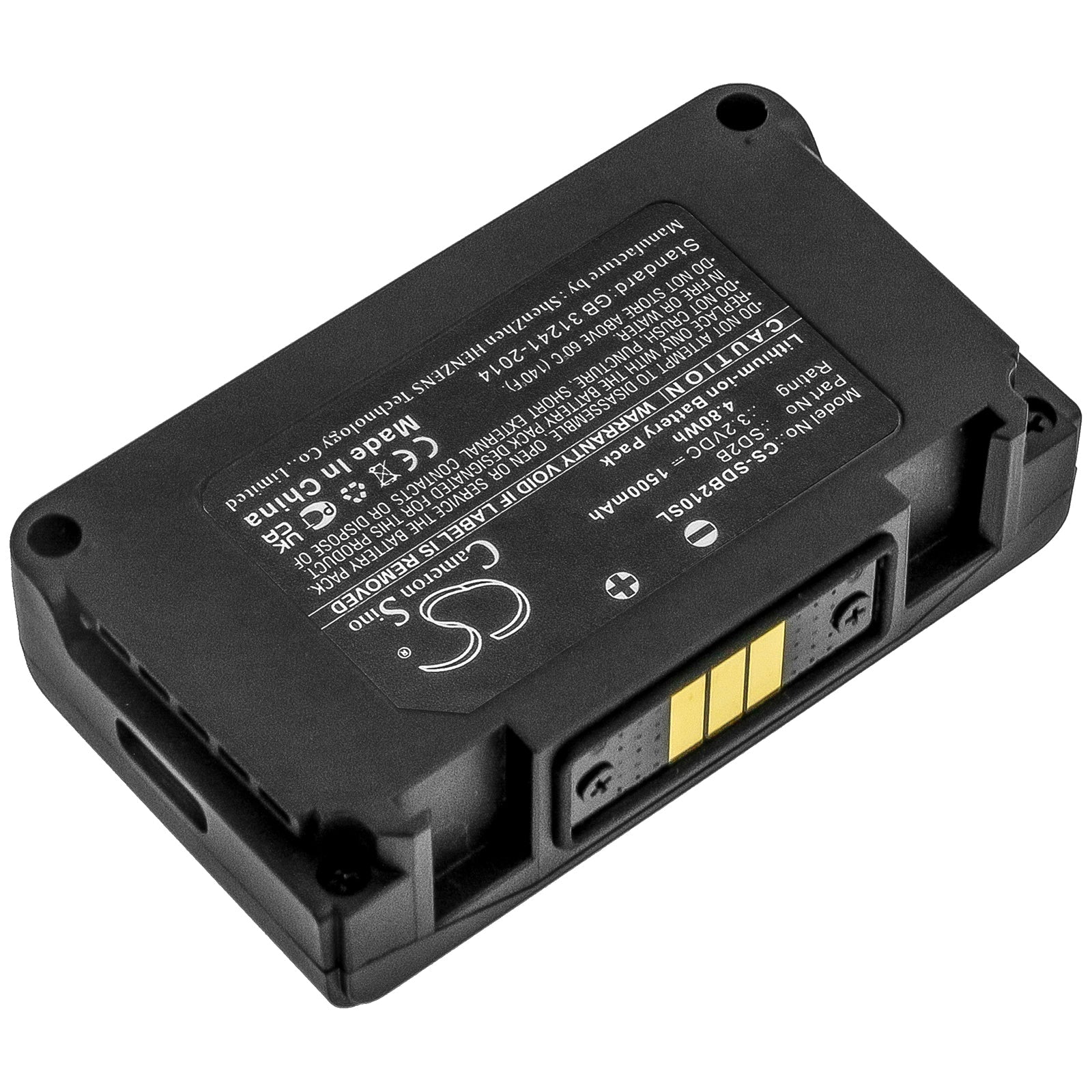 Li-ion Battery fits Sony, D21, D22, D25 3.2V, 1500mAh Microphone Cameron Sino Technology Limited