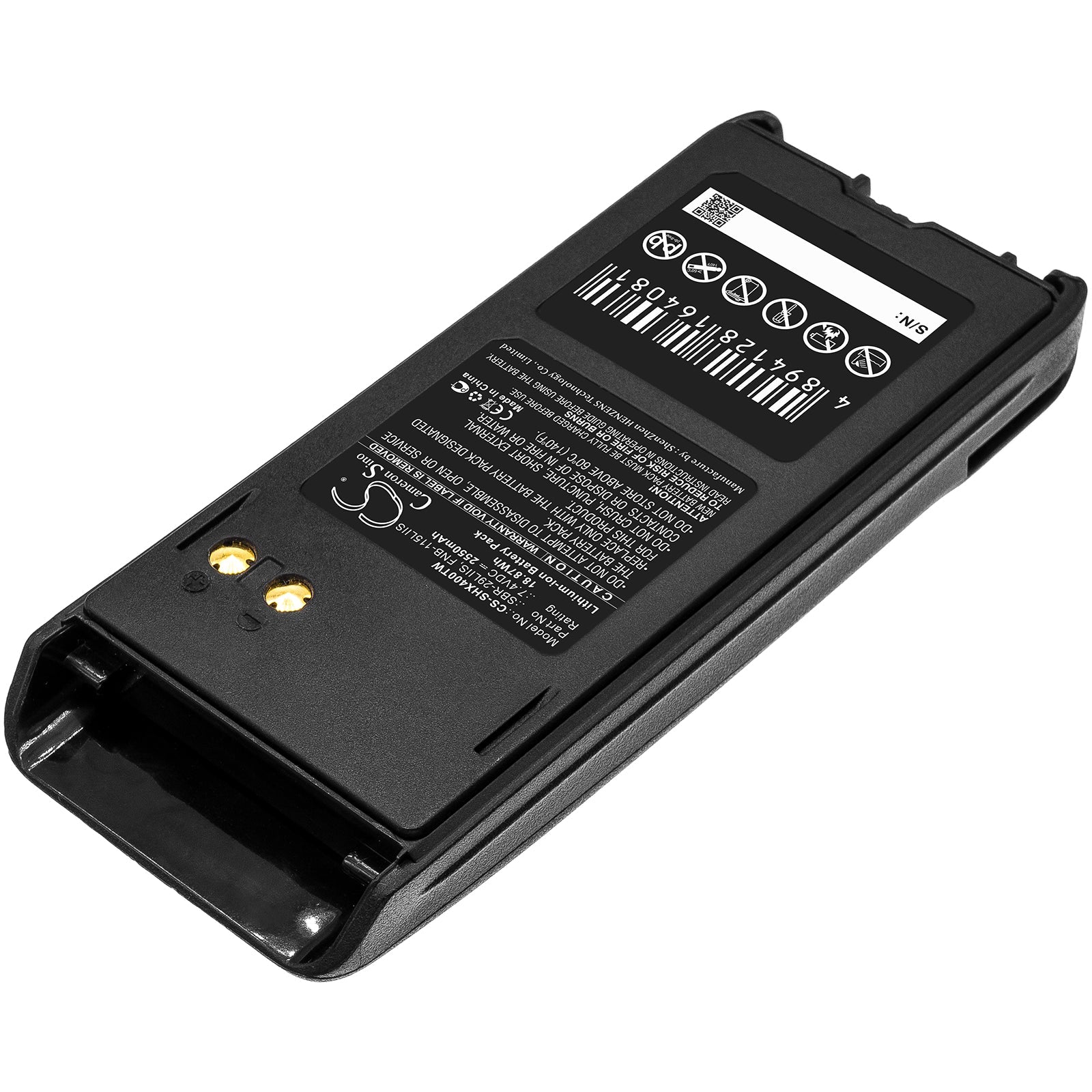 Li-ion Battery fits Standard Horizon, Hx400is 7.4V, 2550mAh Two-Way Radio Cameron Sino Technology Limited