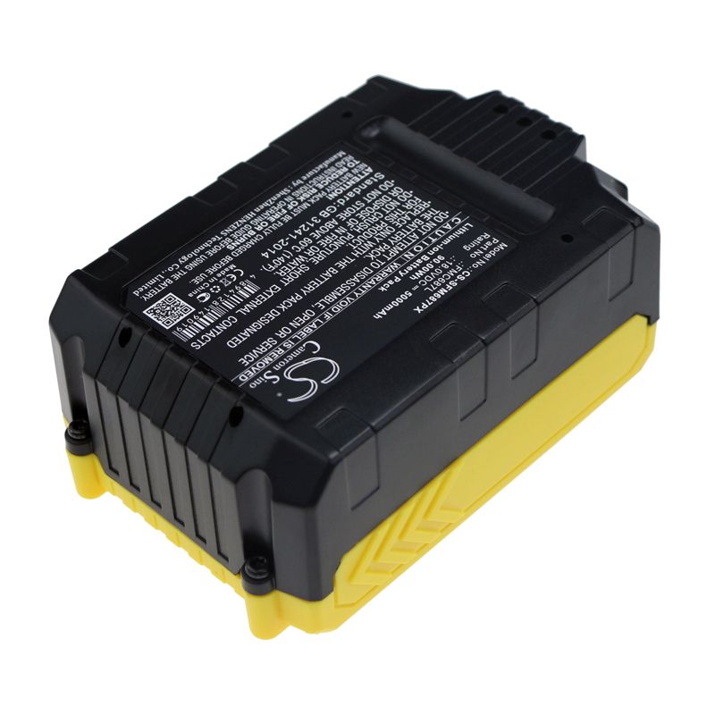 Li-ion Battery fits Stanley, Fmc625d2, Fmc645d2 18.0V, 5000mAh Power Tools Cameron Sino Technology Limited