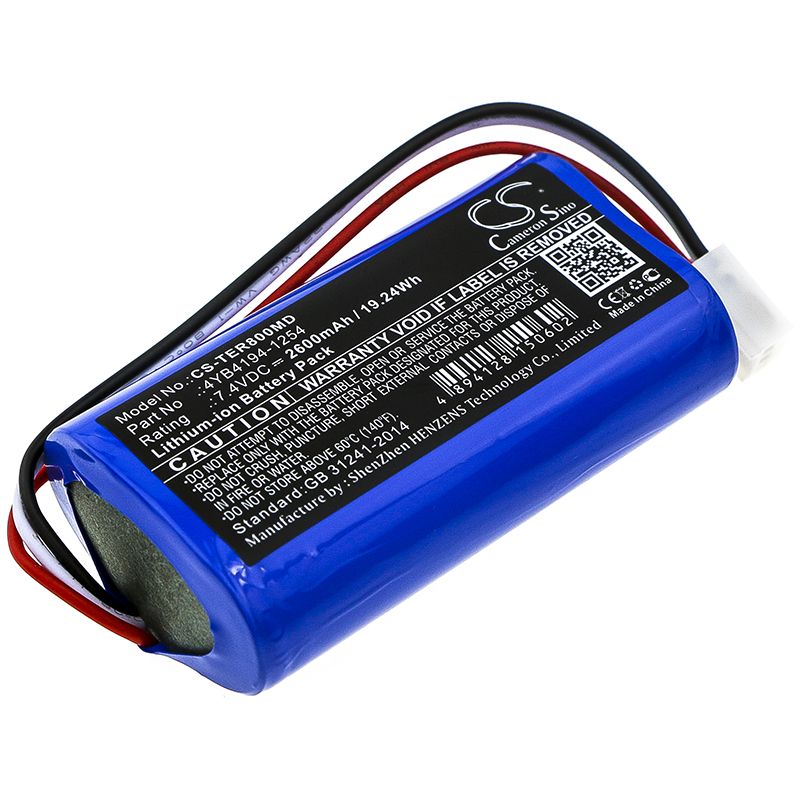 Li-ion Battery fits Terumo, Te-ss800 Infusion Pump 7.4V, 2600mAh Medical Cameron Sino Technology Limited