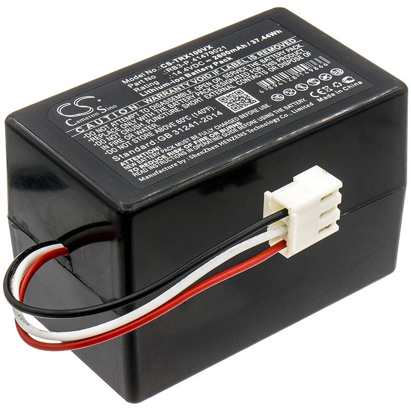 Li-ion Battery fits Toshiba, Vc-rcx1, Vc-rv1 14.4V, 2600mAh Vacuum Cameron Sino Technology Limited