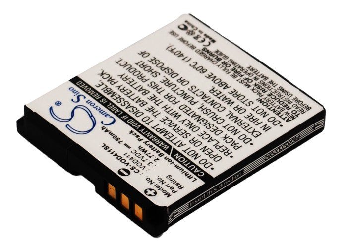 Li - ion Battery fits Vodafone, 411, Vf411 3.7V, 750mAh - Batterybuyer.ca