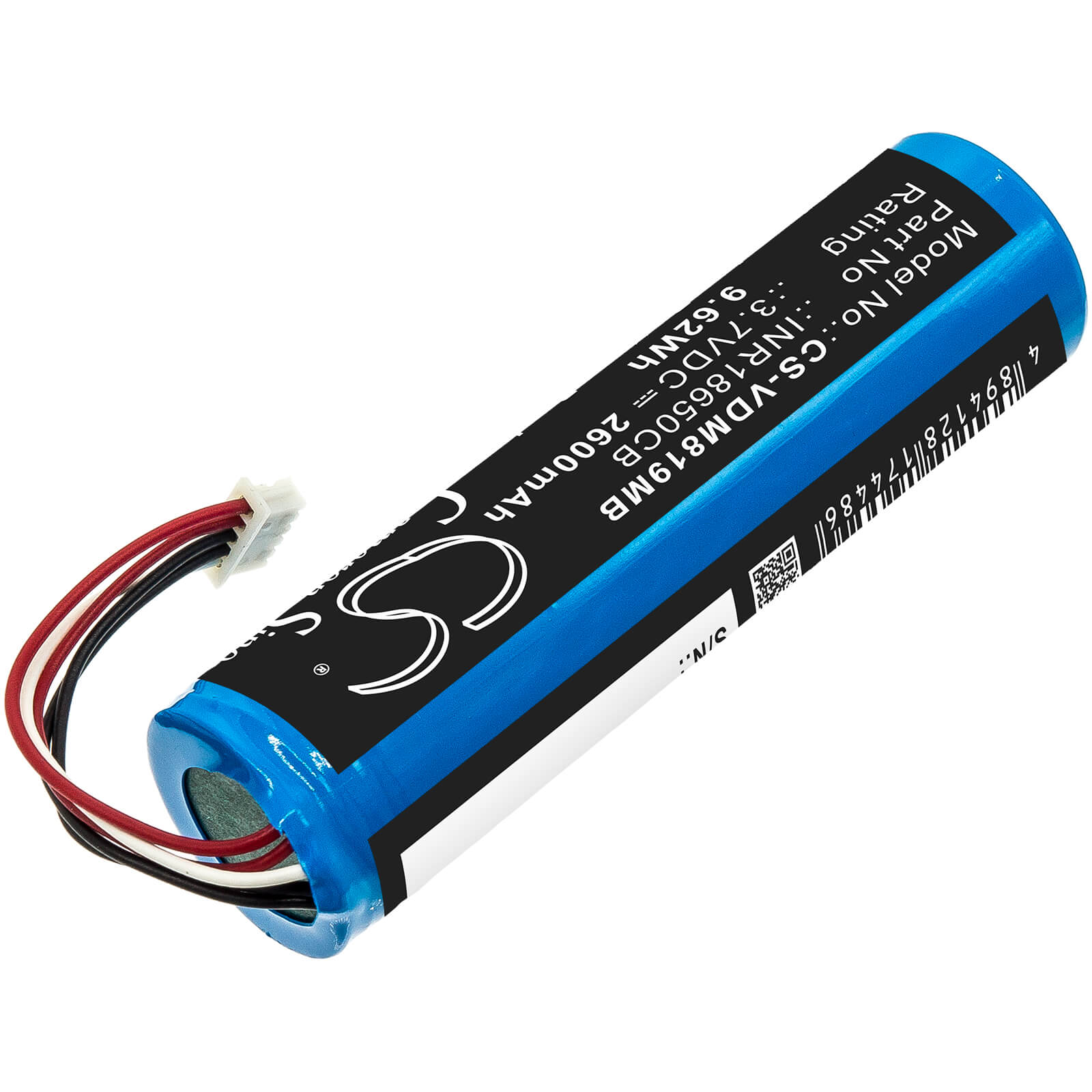 Li-ion Battery fits Vtech, Vm819 3.7V, 2600mAh / 9.62Wh BabyPhone Cameron Sino Technology Limited