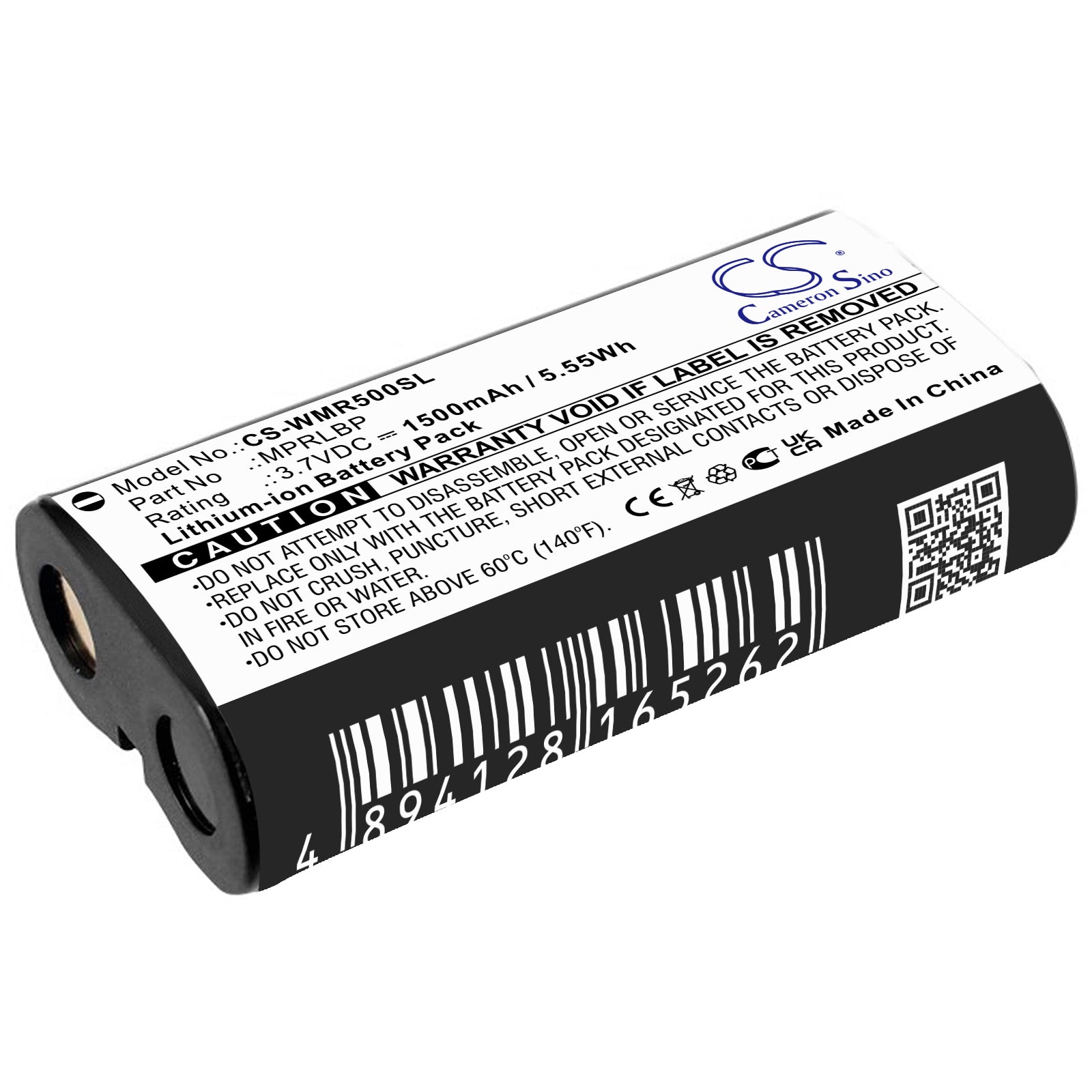 Li-ion Battery fits Wisycom, Mpr30, Mpr30-eng, Mpr50 3.7V, 1500mAh Wireless Headset Cameron Sino Technology Limited