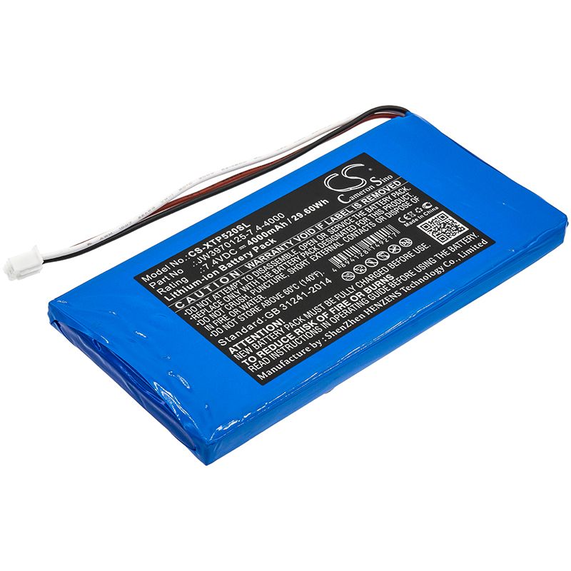 Li-ion Battery fits Xtool, P52 7.4V, 4000mAh Diagnostic Scanner Cameron Sino Technology Limited