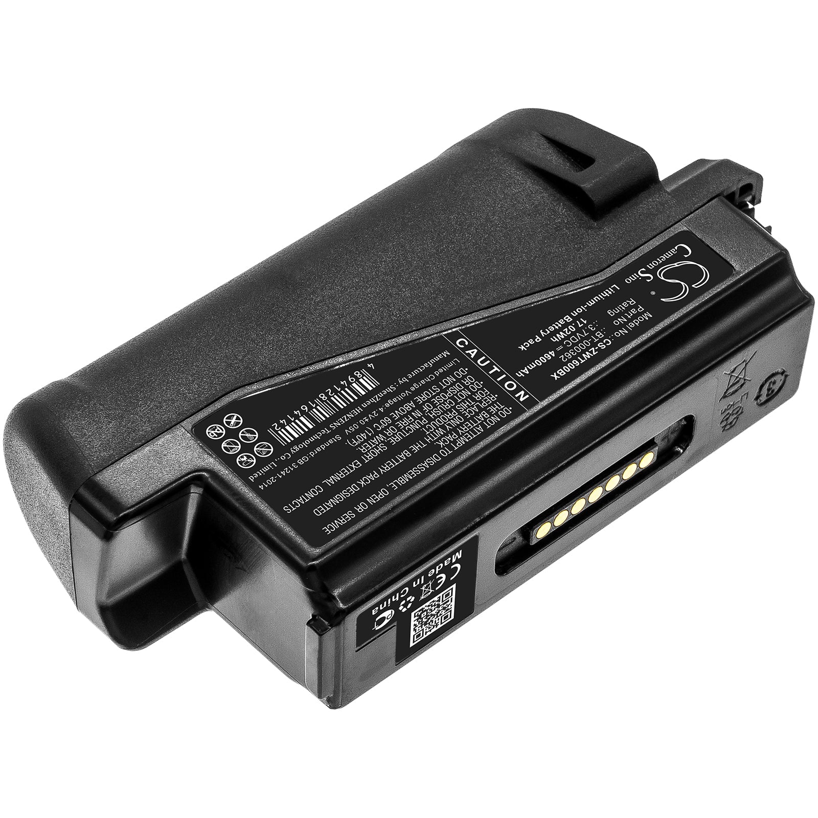 Li-ion Battery fits Zebra, Rs6000, Wt6000 3.7V, 4600mAh Business Cameron Sino Technology Limited (Suspended)
