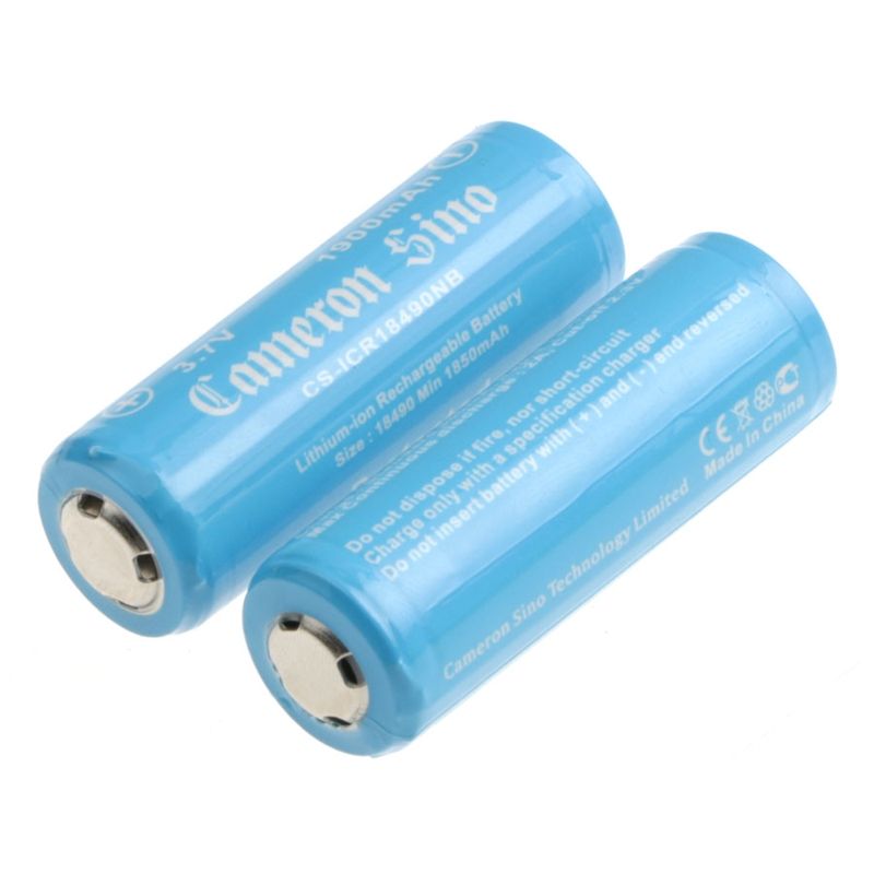 Li-ion Battery Includes 2pcs 18490 Pack With With PCB Protected 3.7V, 1900mAh 18490 Cameron Sino Technology Limited