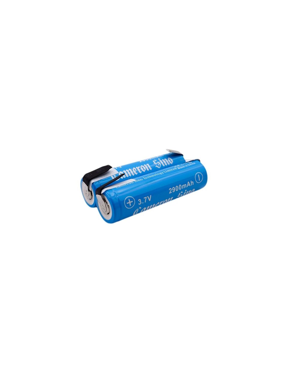 Li-ion Battery Includes 2pcs Pack with With Tabs 3.7V, 2900mAh 18650 Cameron Sino Technology Limited