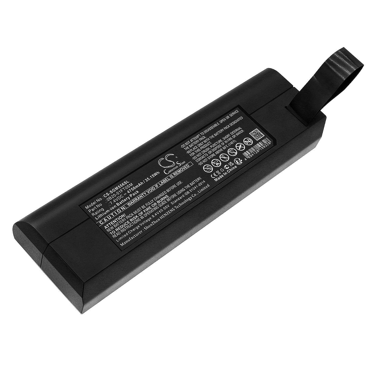 Li-ion, Cable Modem Battery fits Sagemcom B5566b, 7.4V, 4750mAh Cable Modem Cameron Sino Technology Limited