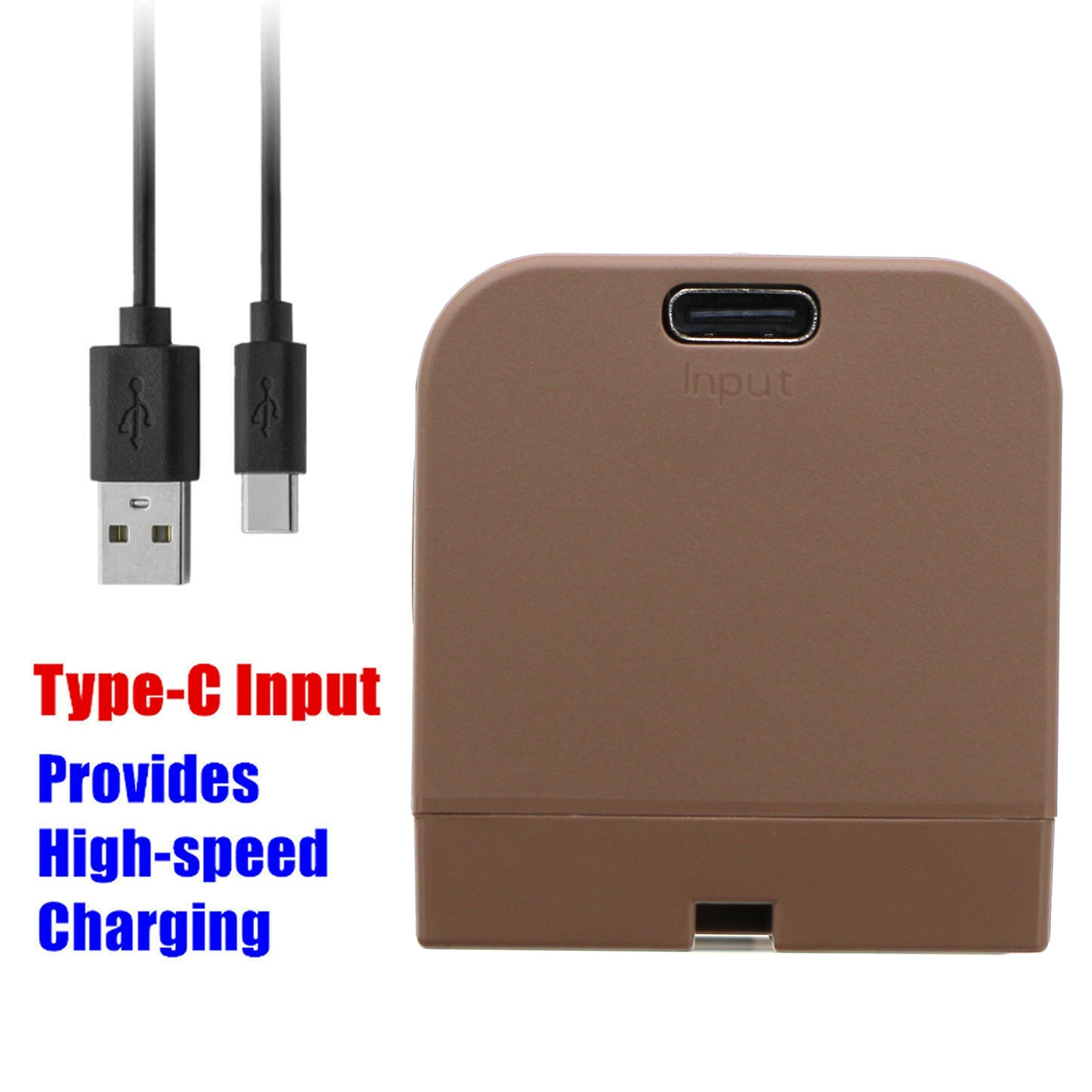 Li-ion, Camera Battery with USB-C charge port fits Nikon Vm720, Vm7200, 7.4V, 5200mAh Camera Cameron Sino Technology Limited